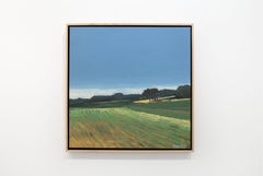 "Cropped Fields" Abstracted Landscape Painting