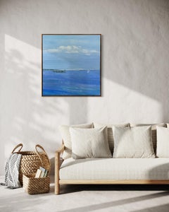 "Perfect Day"' Abstracted Seascape Painting