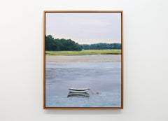 "Still Summer" Abstracted Coastal Landscape Painting