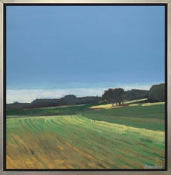 "Cropped Fields" Framed Limited Edition Print, 36" x 36"