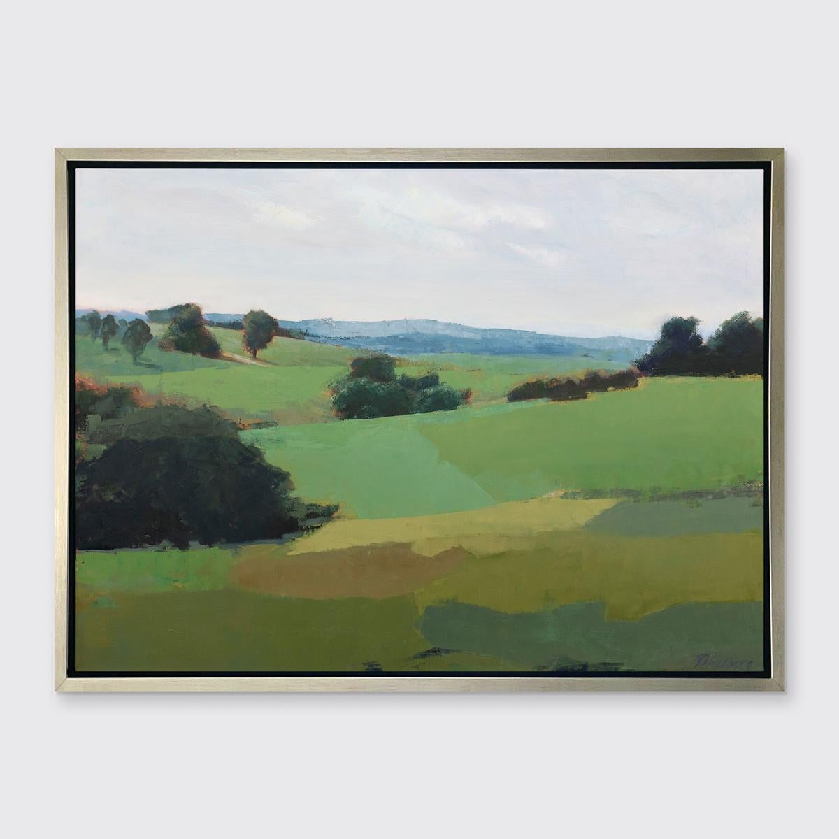 Molly Doe Wensberg Landscape Print - "Hill and Dale" Framed Limited Edition Print, 30" x 40"