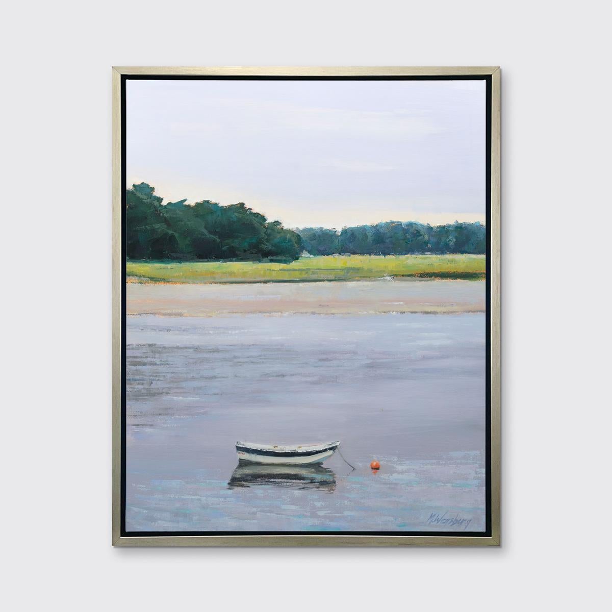 Abstract Print de Molly Doe Wensberg - "Todavía es verano" Impresión enmarcada de edición limitada, 50" x 40"