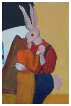 Figurativo surrealista d'epoca -- At the Hop