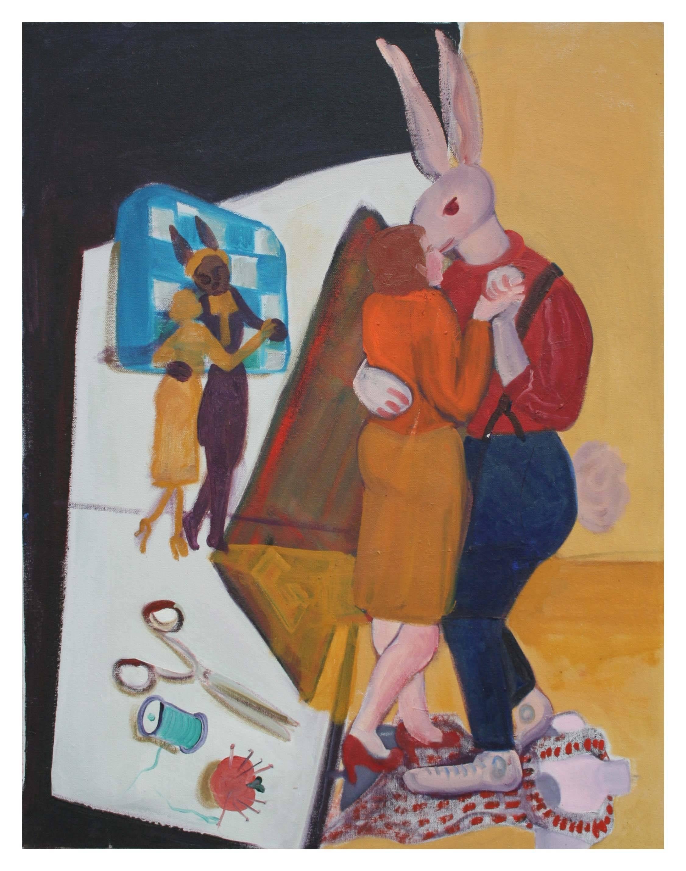 Figurativo Surrealista Vintage -- En el Salto