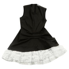 MOLLY GODDARD SS24 Alma Ruffle Trim Mini Dress - Size 12 (UK)