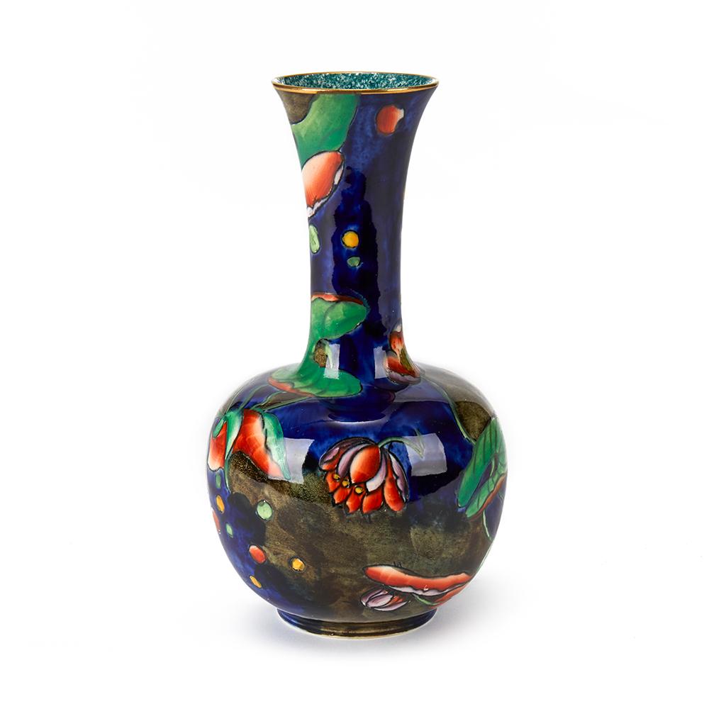 Molly Hancock Coronware Seerose bemalte Vase:: um 1920 (Englisch)
