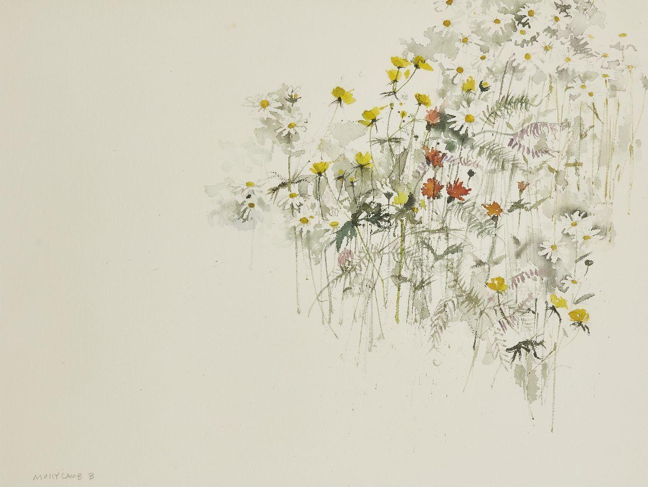 Molly Lamb Bobak Still-Life Painting - Flowers of the Field
