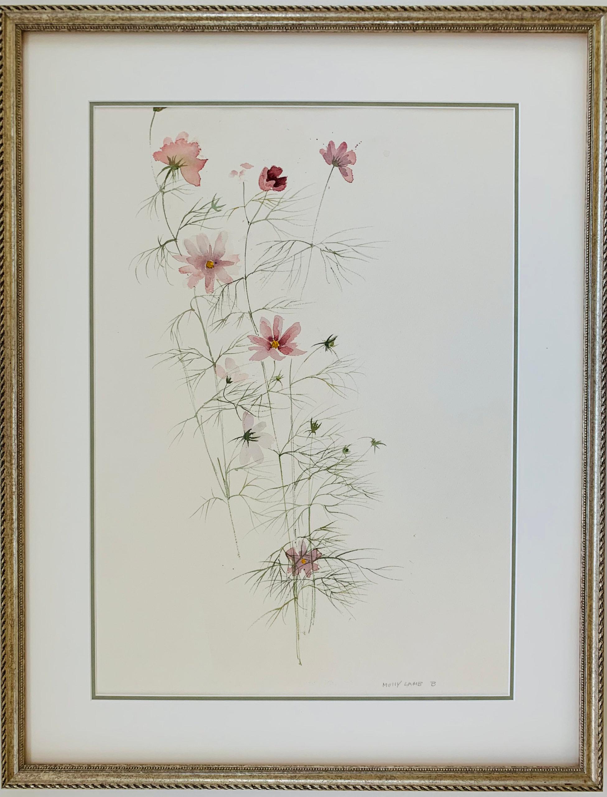 Molly Lamb Bobak, Canadian, 1920 – 2014
Cosmos 5
Watercolour
22 x 15 in
signed
framed


Molly Bobak Biography
(1922 - 2014) RCA
It could be said that Molly Lamb Bobak was destined to be an artist. She was born on Lulu Island, near Vancouver, British