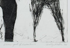 „Demi-God of Discontent“, Original-Radierung und Aquatinta, signiert von Molly McKee