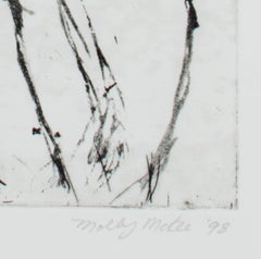 ""Hunting", Original-Radierung und Aquatinta, signiert von Molly McKee