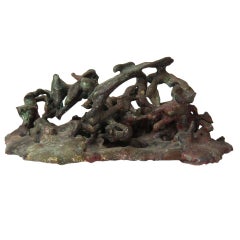 Vintage Molten Bronze Sculpture