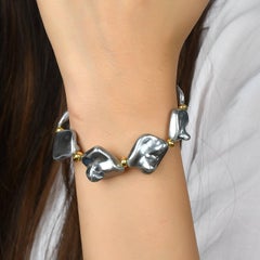 Molten Colored Pearl Bracelet