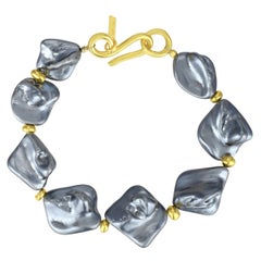 Molten Colored Pearl Bracelet