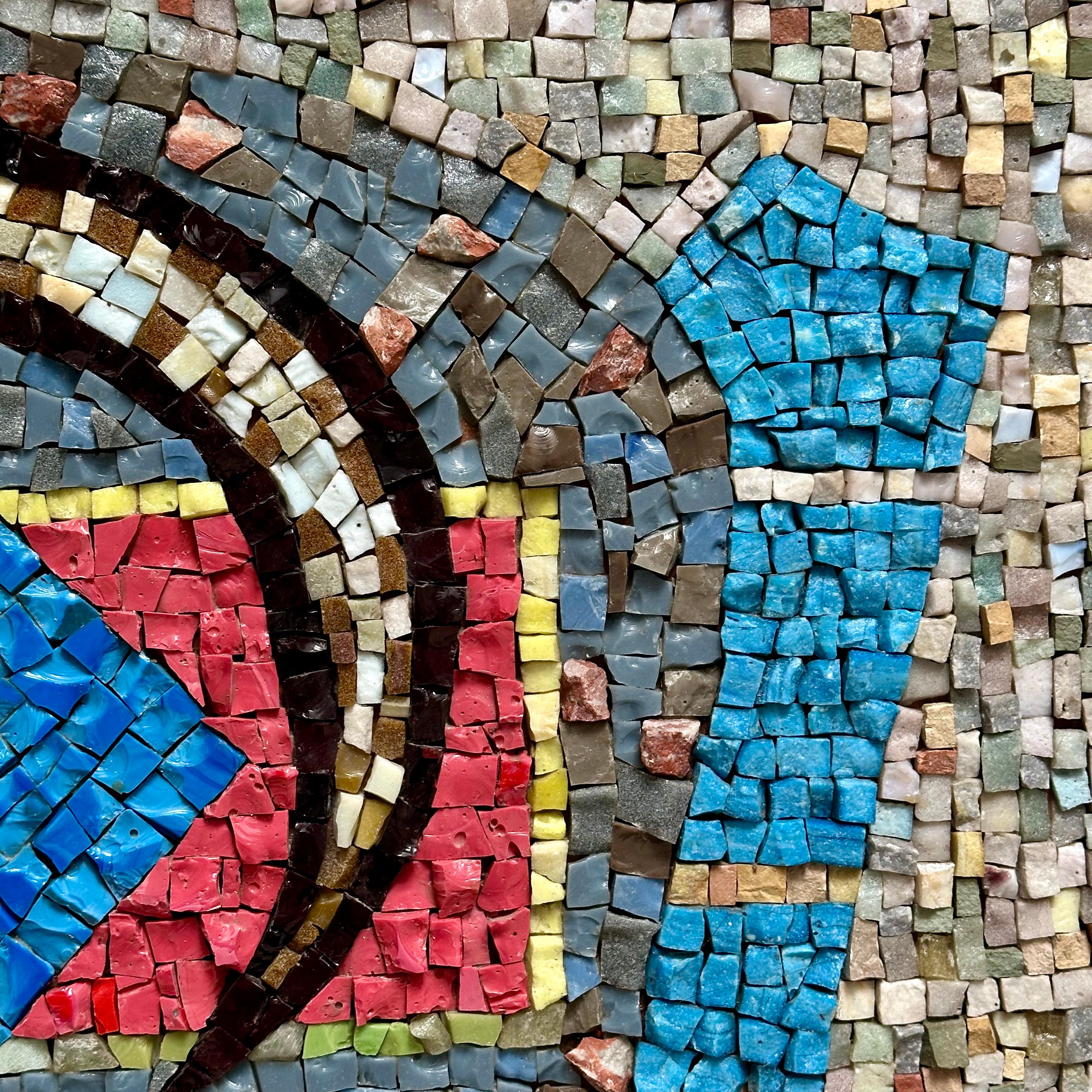 Panneau de mosaïque en verre Molten, Maximilien Herzele, France 1965 en vente 5