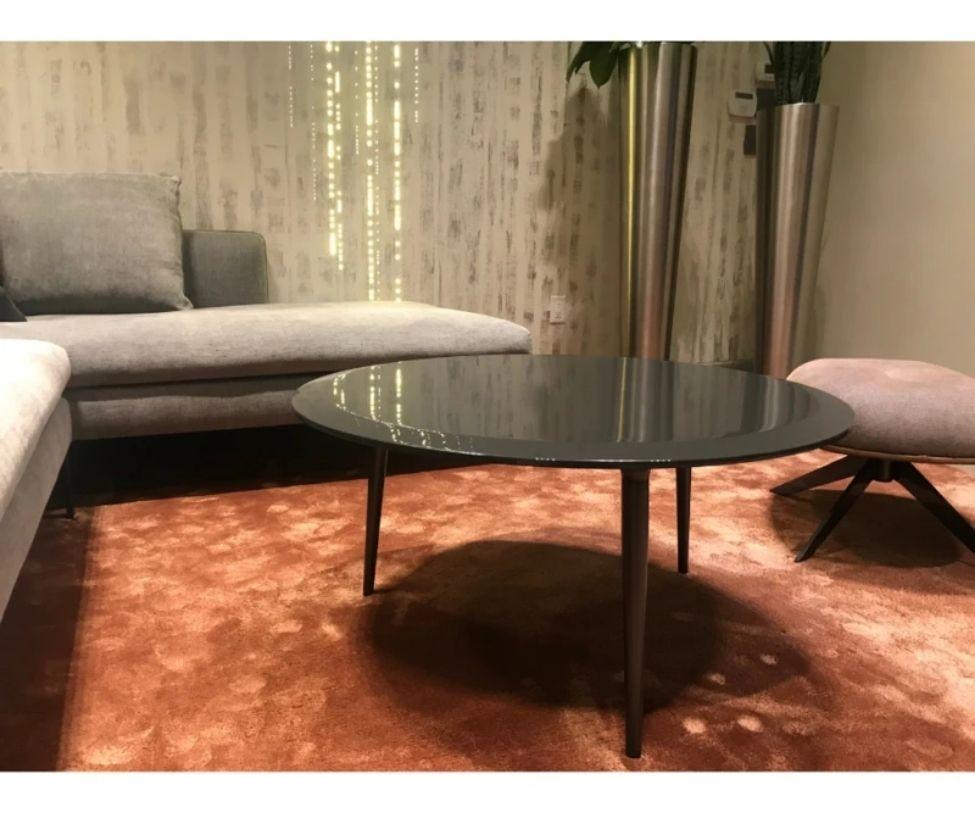Modern Floor Sample Molteni&C Belsize Pewter Coffee Table Designed By Rodolfo Dordoni