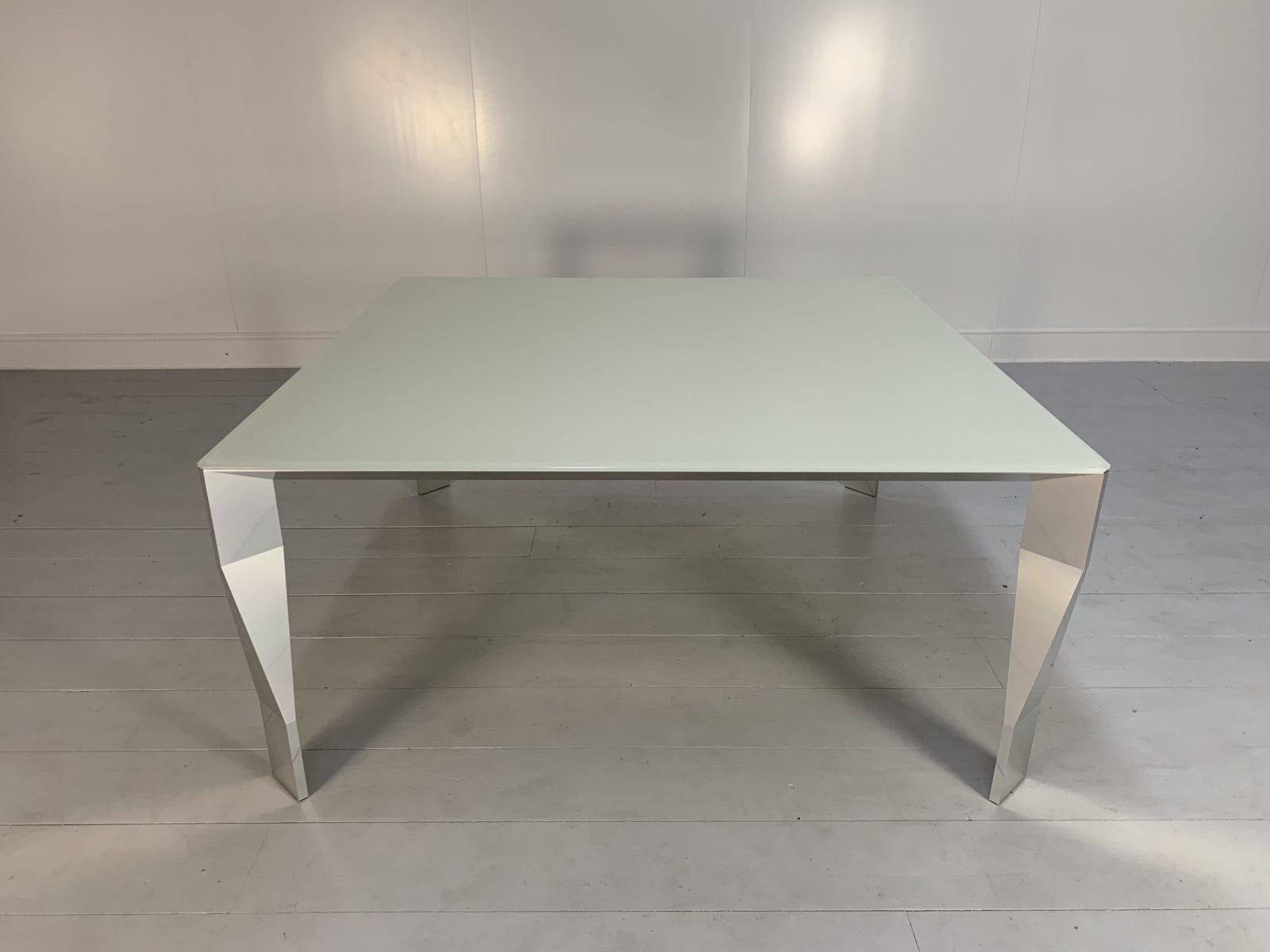 Hello Friends, and welcome to another unmissable offering from Lord Browns Furniture, the UK’s premier resource for fine Sofas and Chairs.

On offer on this occasion is a sublime, impeccable “Diamond” Square Occasional/Dining Table in