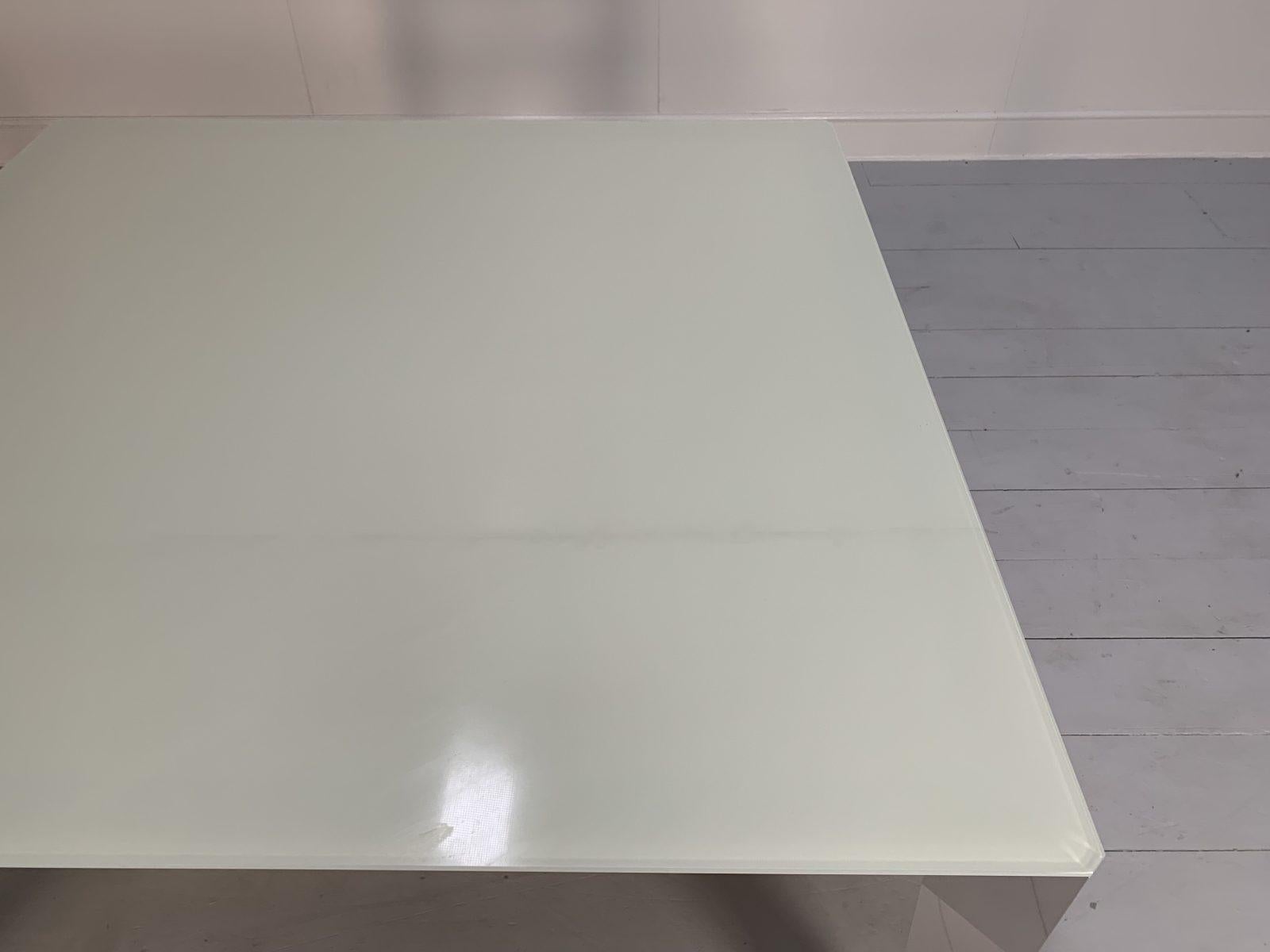 Molteni & C “Diamond” Table, Square Occasional/Dining Table, in Glass For Sale 2