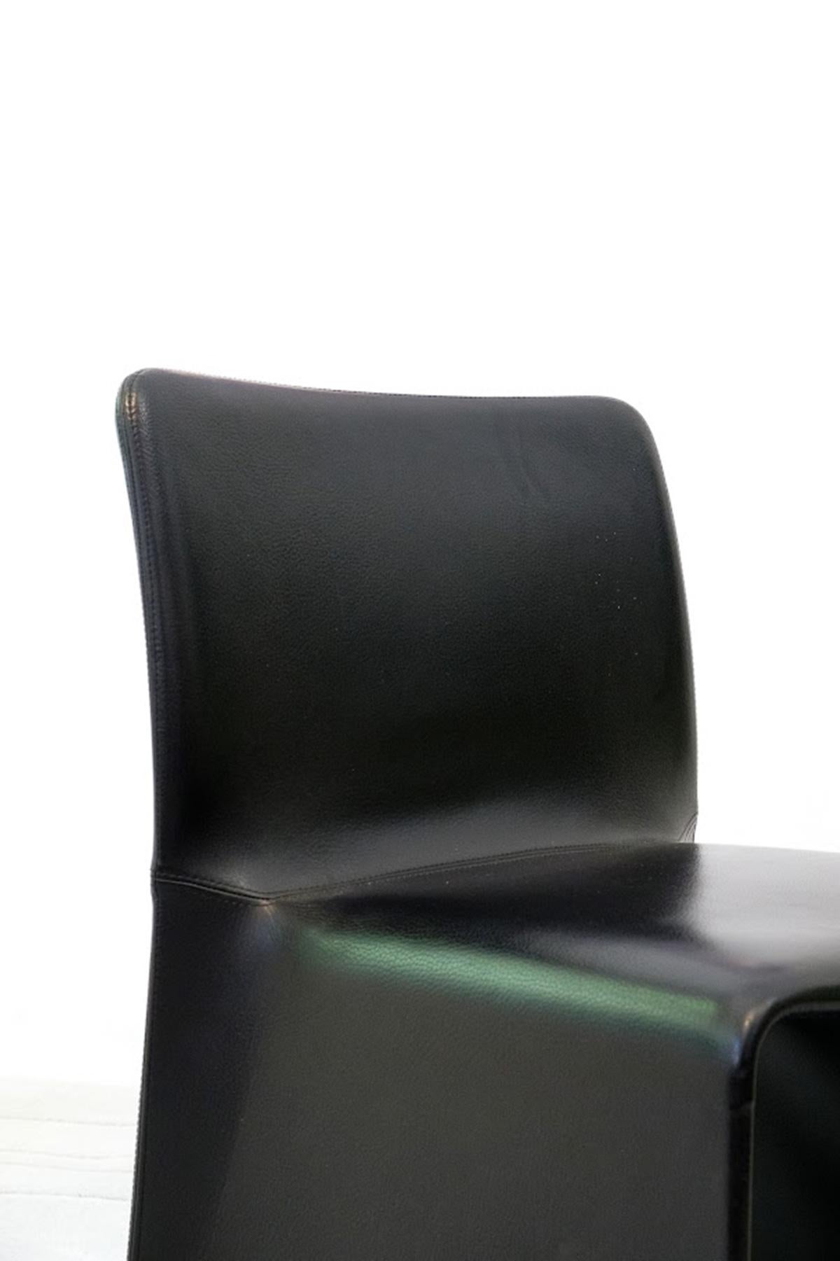 Glove Leather Dining Chairs By Patrícia Urquiola for Molteni   Italy 4