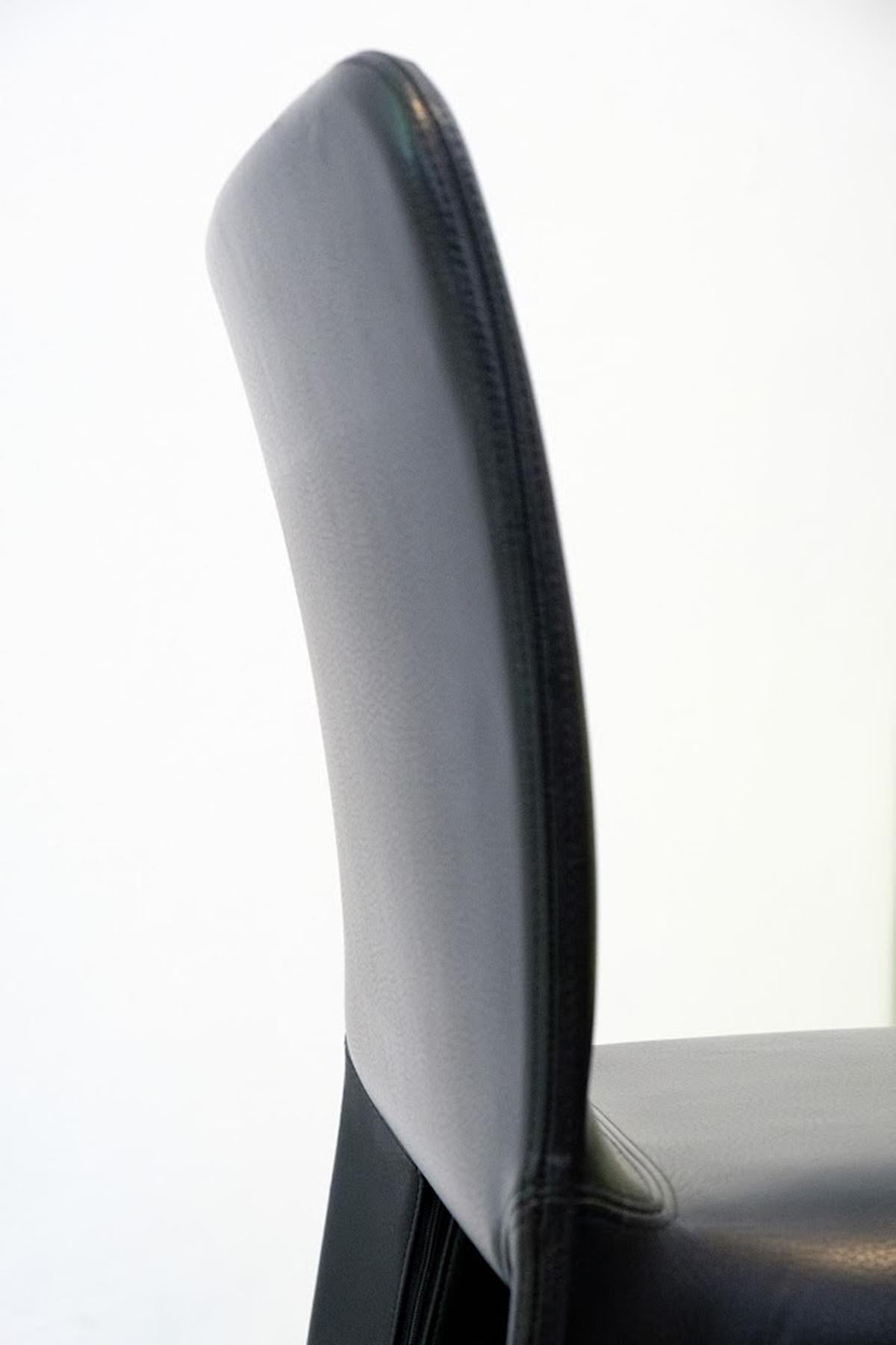 Glove Leather Dining Chairs By Patrícia Urquiola for Molteni   Italy 6