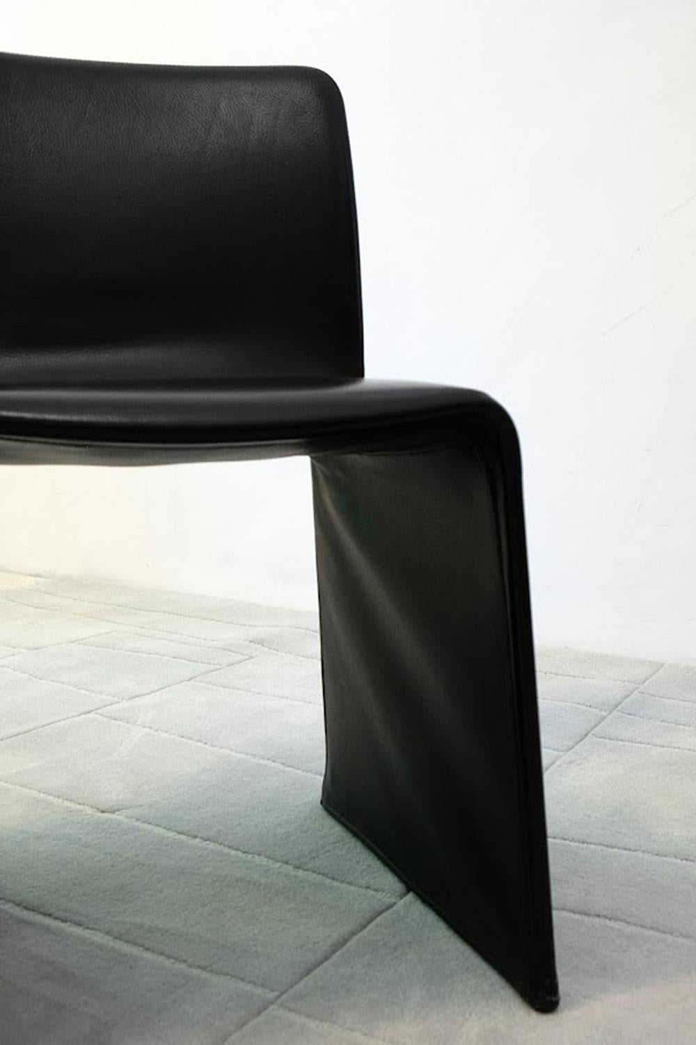 Glove Leather Dining Chairs By Patrícia Urquiola for Molteni   Italy 11