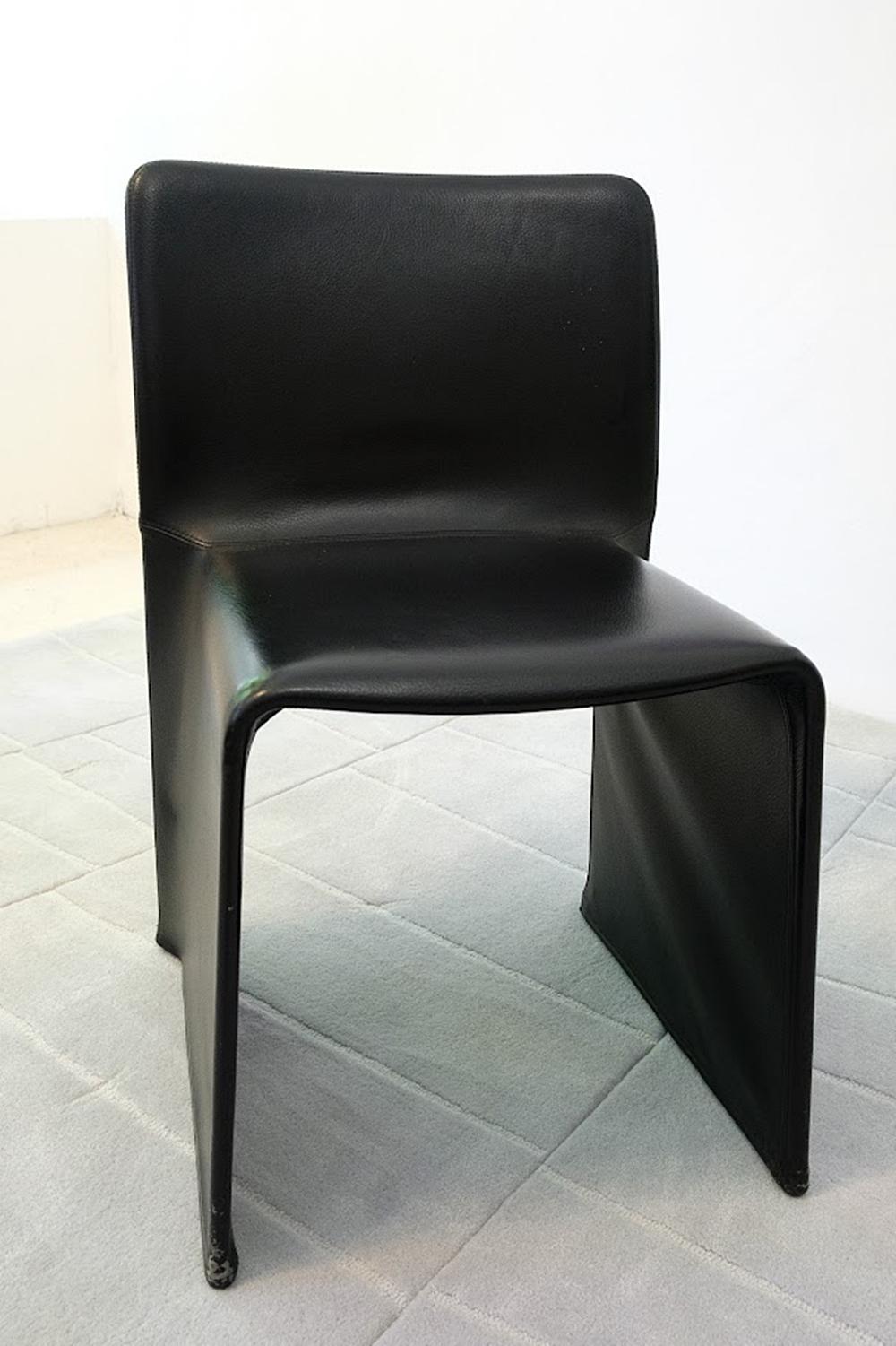 Glove Leather Dining Chairs By Patrícia Urquiola for Molteni   Italy 2