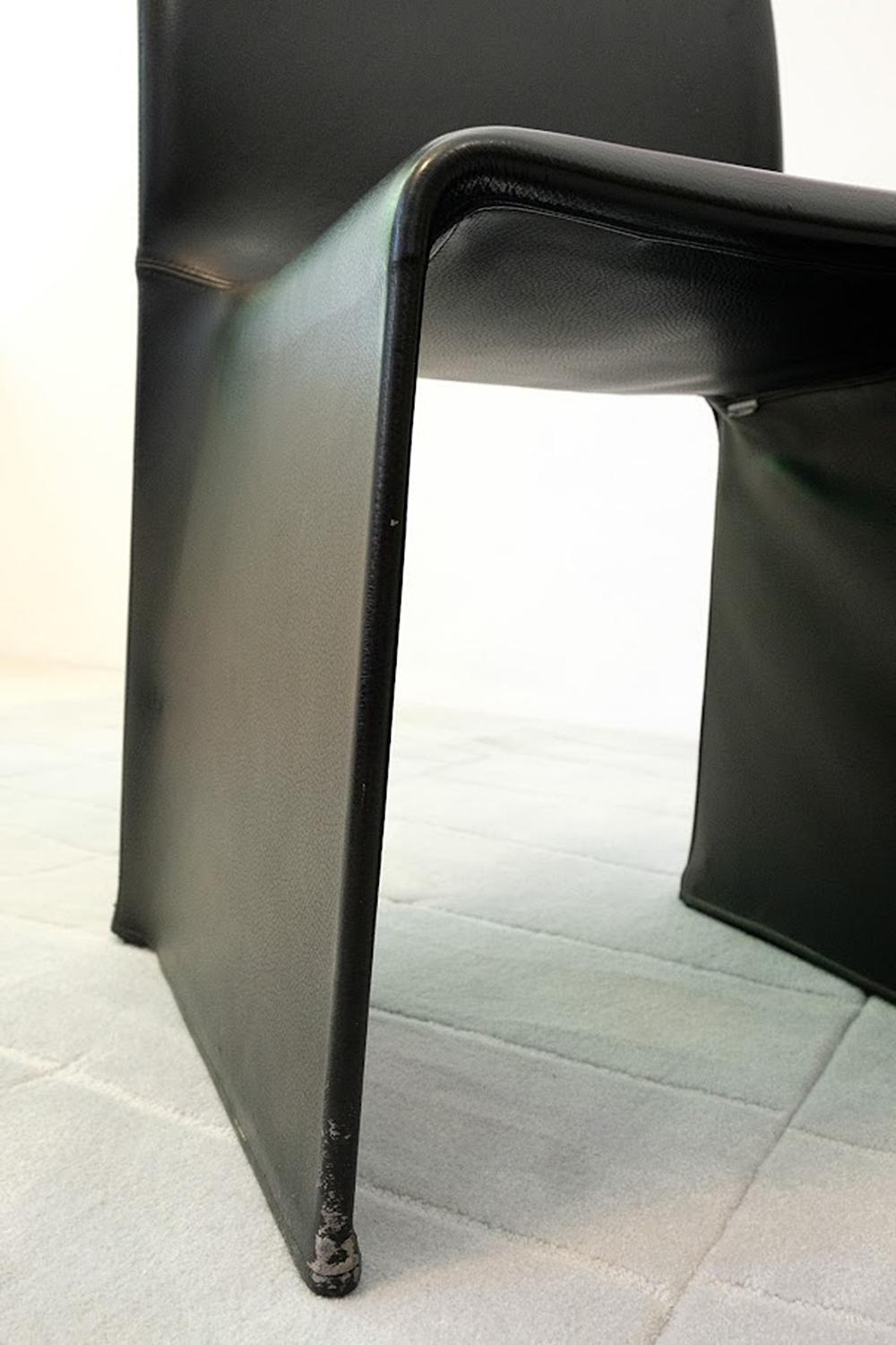 Glove Leather Dining Chairs By Patrícia Urquiola for Molteni   Italy 3