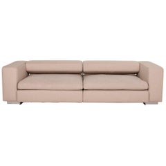 Molteni Turner Fabric Sofa Beige Two-Seater Function
