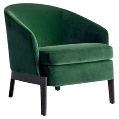 Molteni&C Chelsea Green Velvet Arm Chair by Rodolfo Dordoni