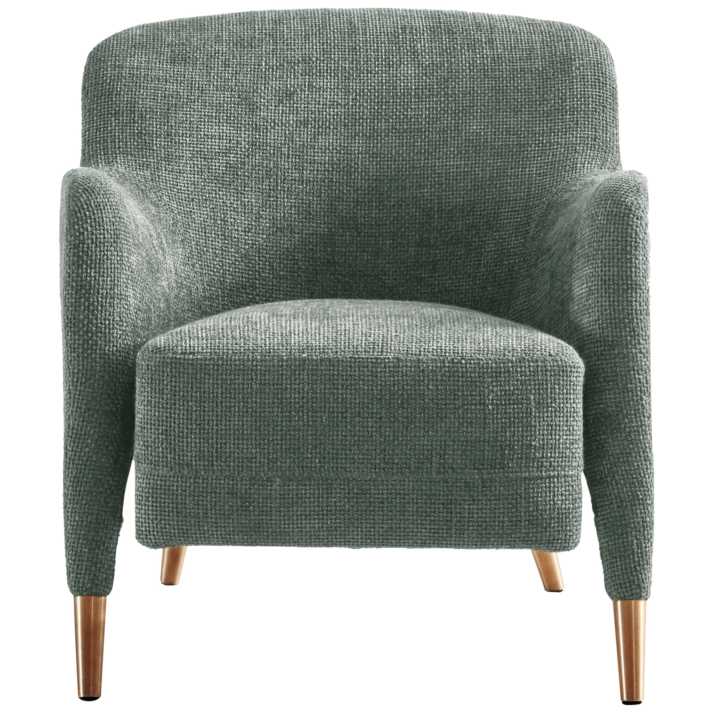 Armchair in Linen Molteni&C by Gio Ponti Design D.151.4 - made in Italy