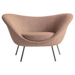 Molteni&C D.154.2 Armchair in Boucle by Gio Ponti