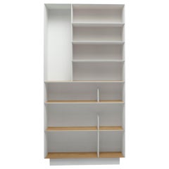 Molteni&C D.357.1 Bookcase in Hand Painted White by Gio Ponti