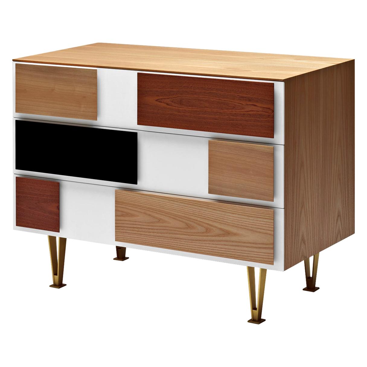 Small Chest of Drawers in Italian Walnut Molteni&C by Gio Ponti -D.655.2