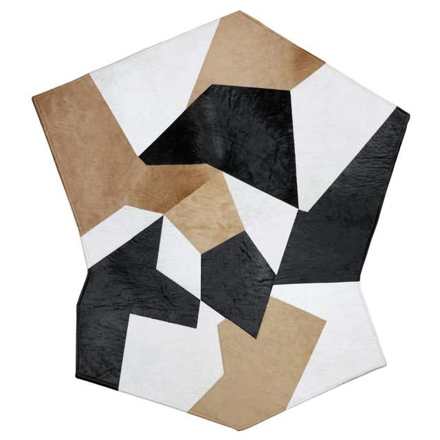 Italian Leather Rug For Sale at 1stDibs