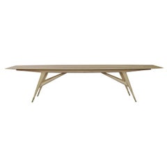 Dining 110" Table in Ash Wood Molteni&C by Gio Ponti- D.859.1A - made in Italy