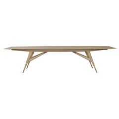 Mesa de comedor 110" en madera de fresno Molteni&C de Gio Ponti- D.859.1A - made in Italy