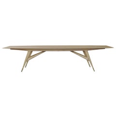 Dining 142" Table in Ash Wood Molteni&C by Gio Ponti- D.859.1C - Made in Italy