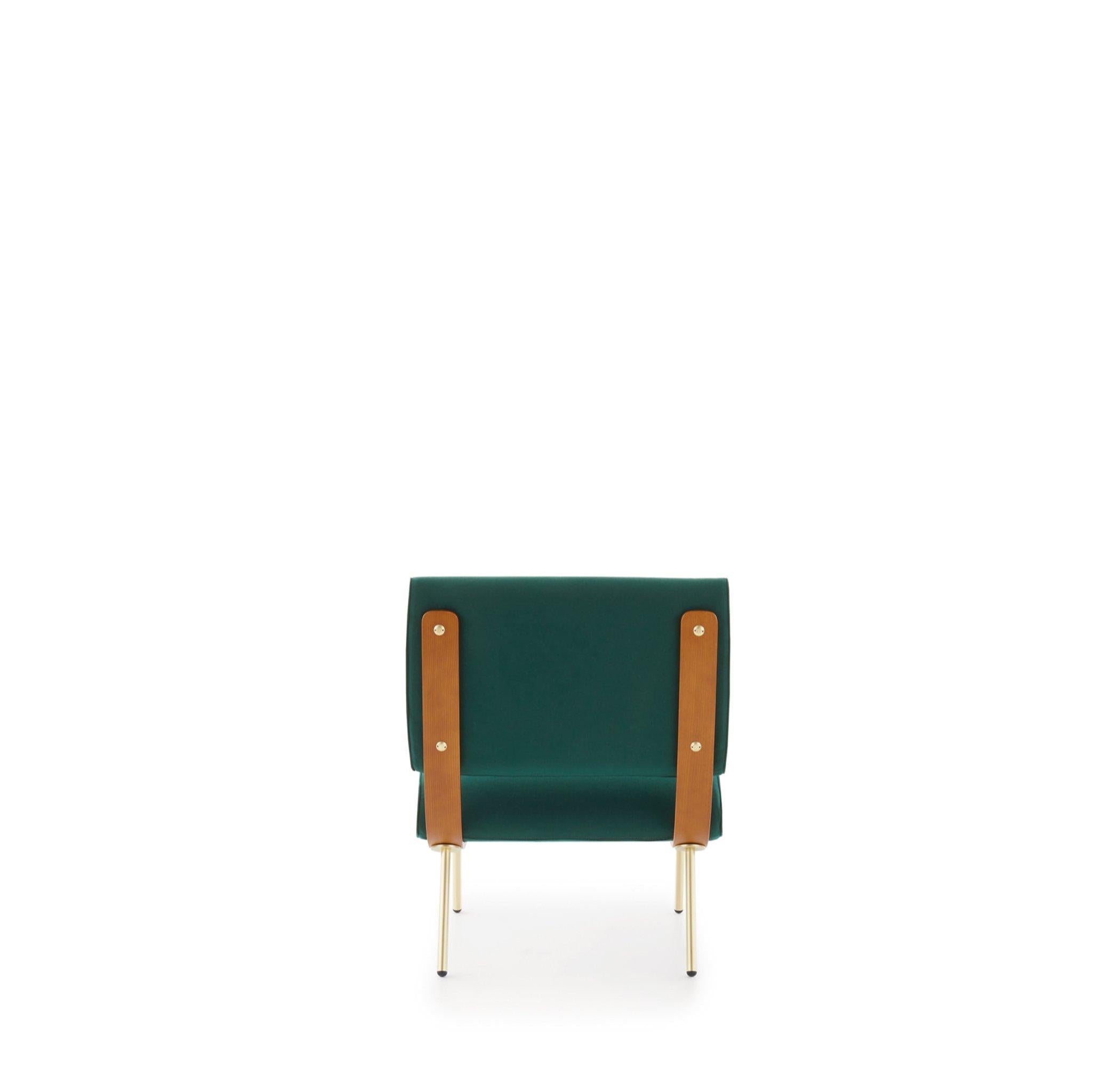 Sessel aus zweifarbigem Segeltuch Molteni&C von Gio Ponti, rund, D.154.5, hergestellt in Italien (Moderne) im Angebot