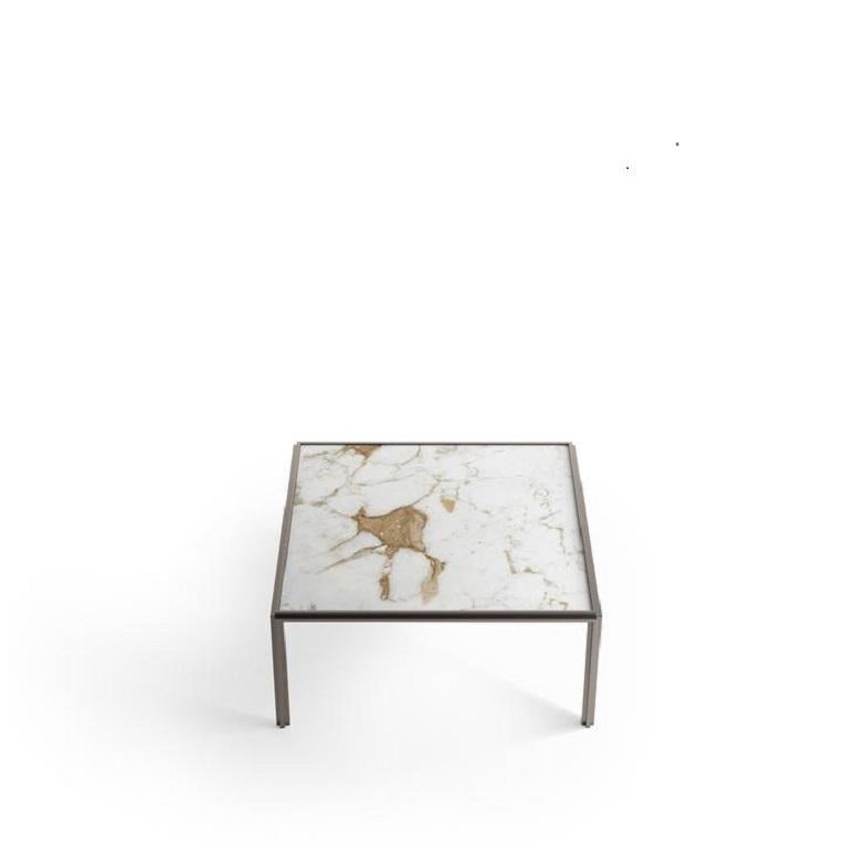 Moderne Table basse Molteni&C en marbre doré Calacatta de Vincent Van Duysen - Jan en vente