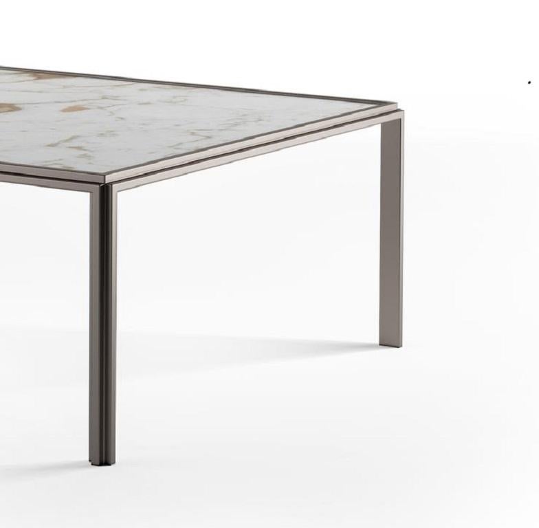 italien Table basse Molteni&C en marbre doré Calacatta de Vincent Van Duysen - Jan en vente