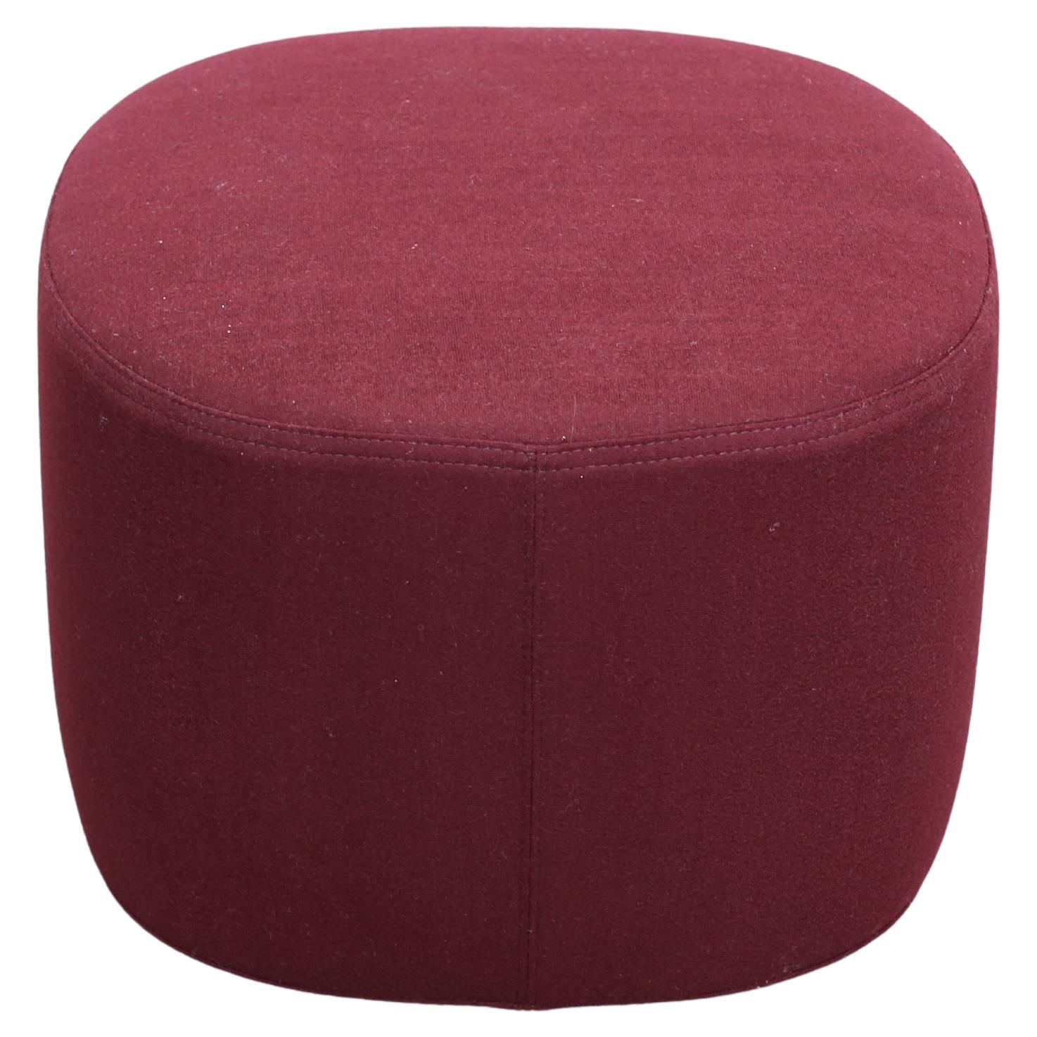 Molteni&C Red Fabric Pouf For Sale