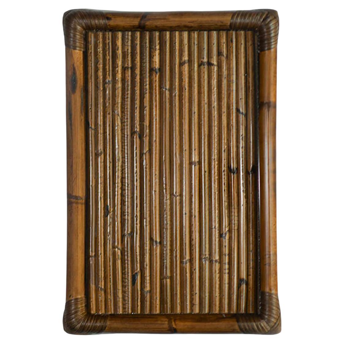 "Molto" Rectangular Bamboo Tray For Sale