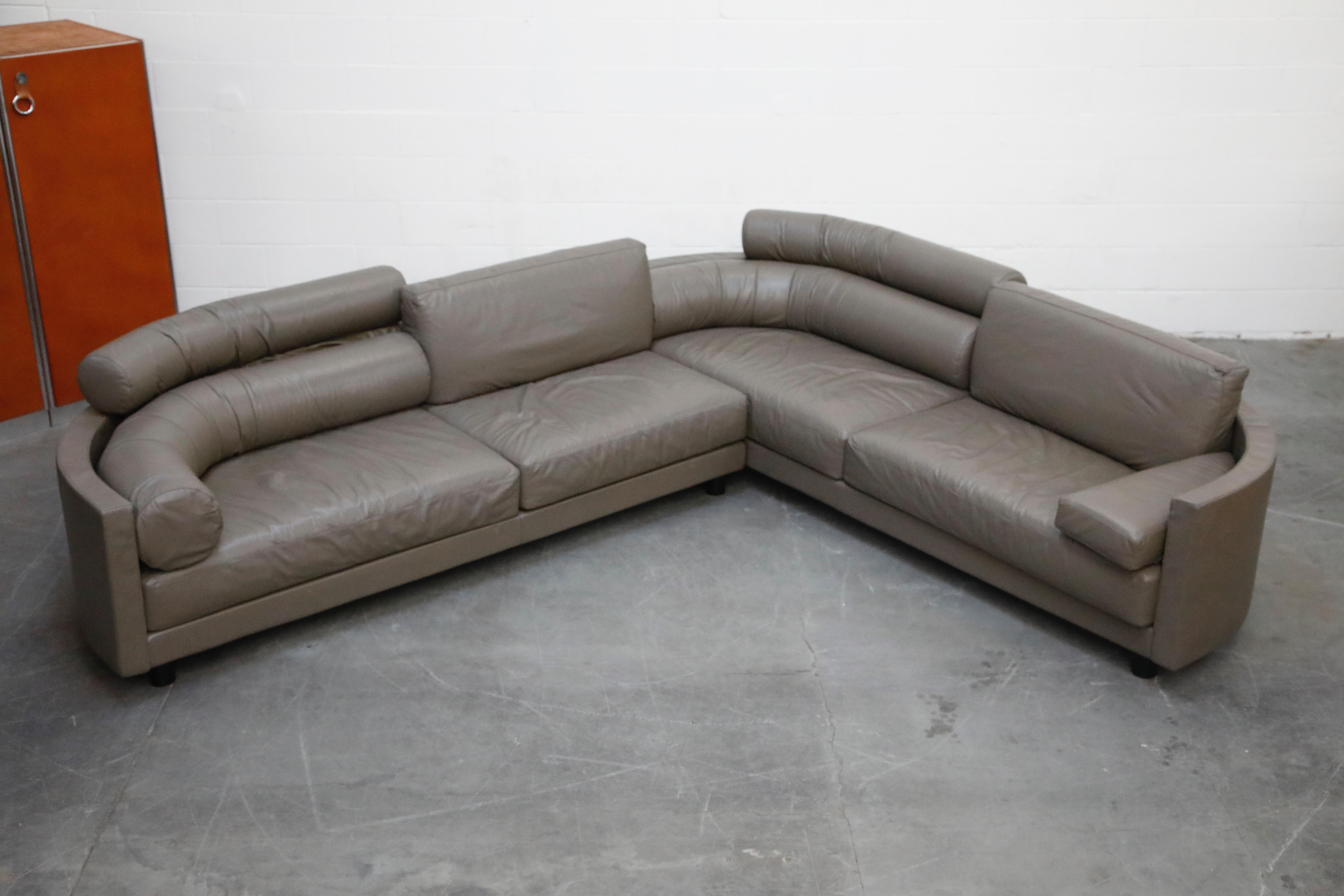 'Molto+Di' Postmodern Sectional by Ammannati & Giampiero for i4 Mariani, Signed In Good Condition In Los Angeles, CA