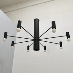 MoLUno Chandelier BLK