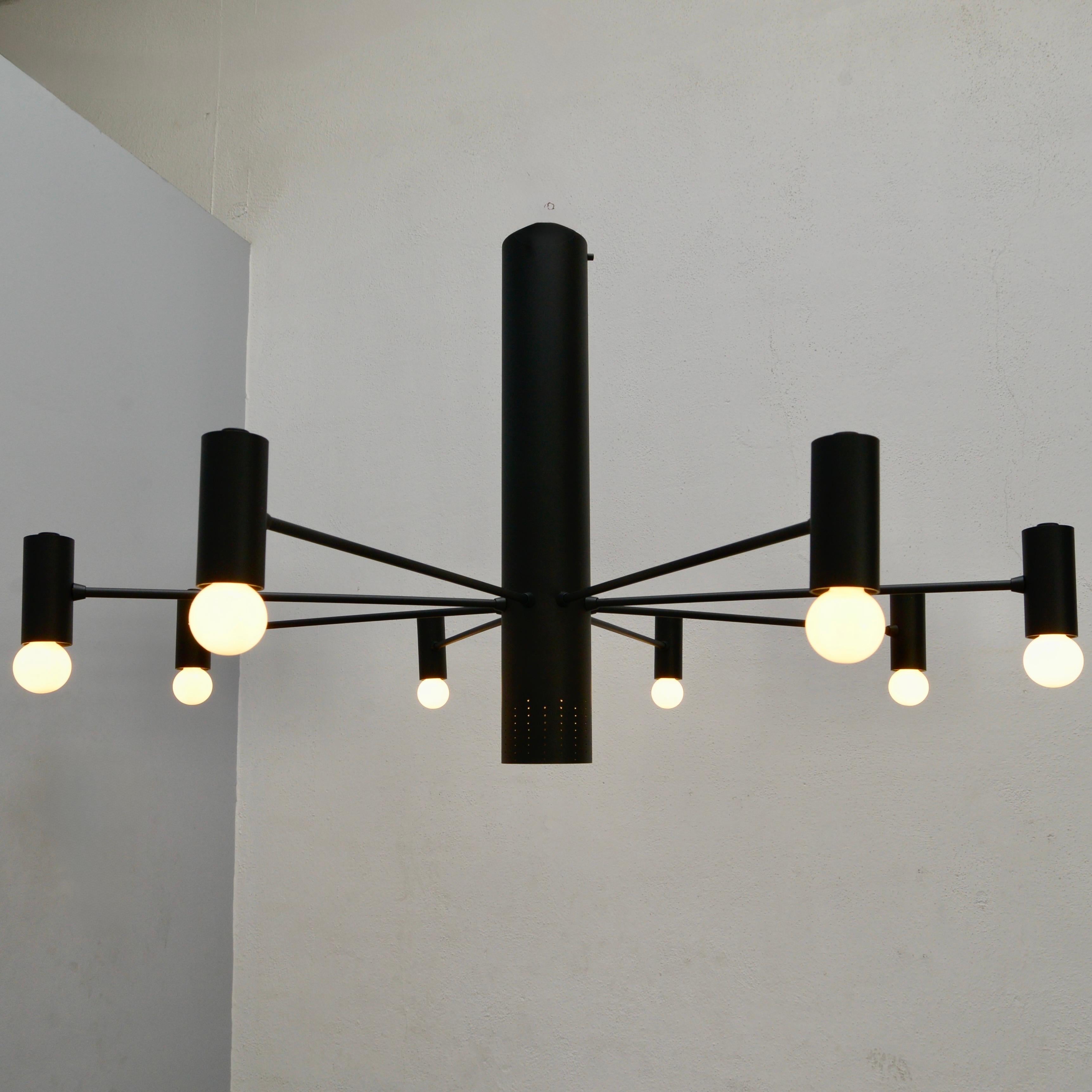 MoLUno Chandelier BLK For Sale 1