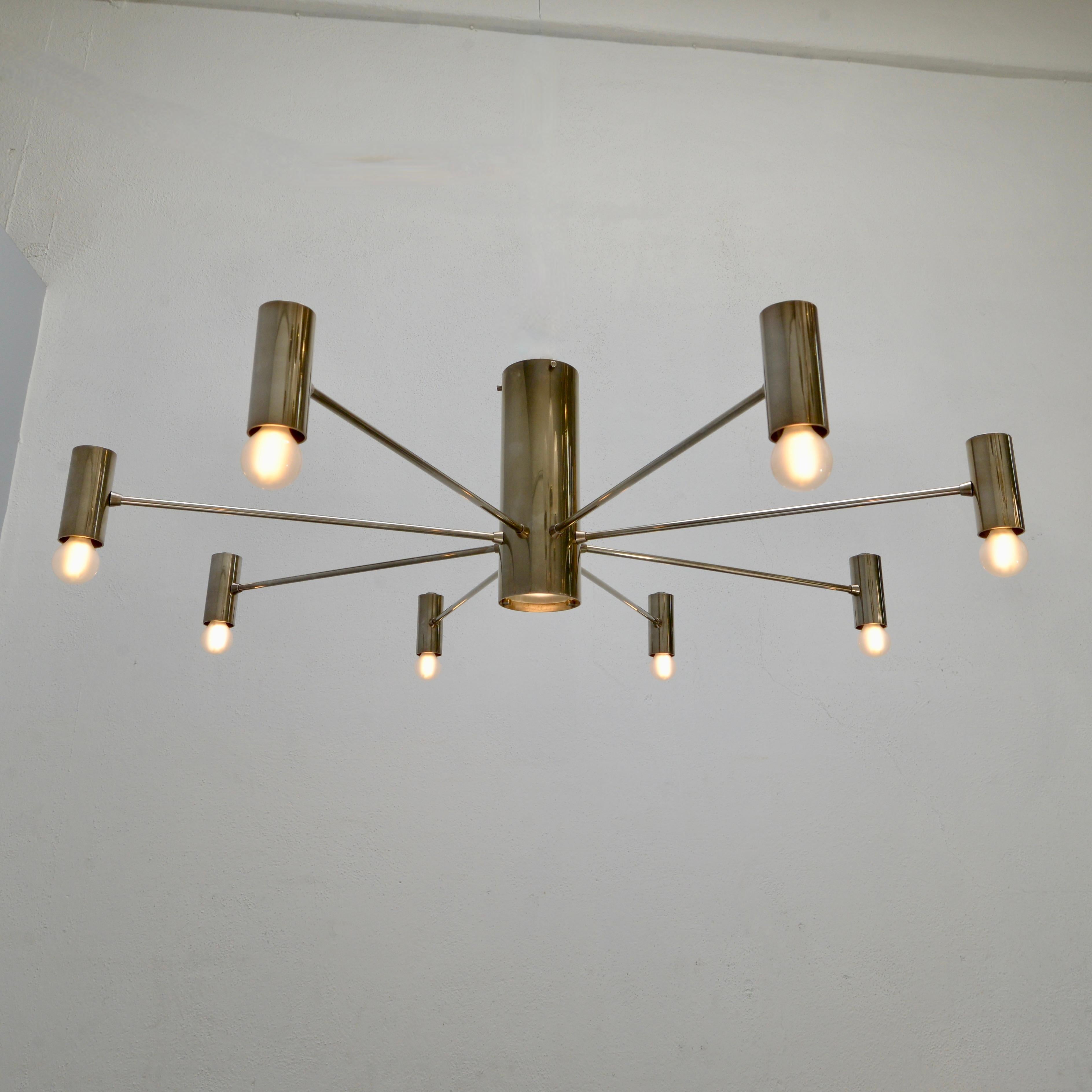 Mid-Century moderno Lampadario MoLUno FM AS in vendita