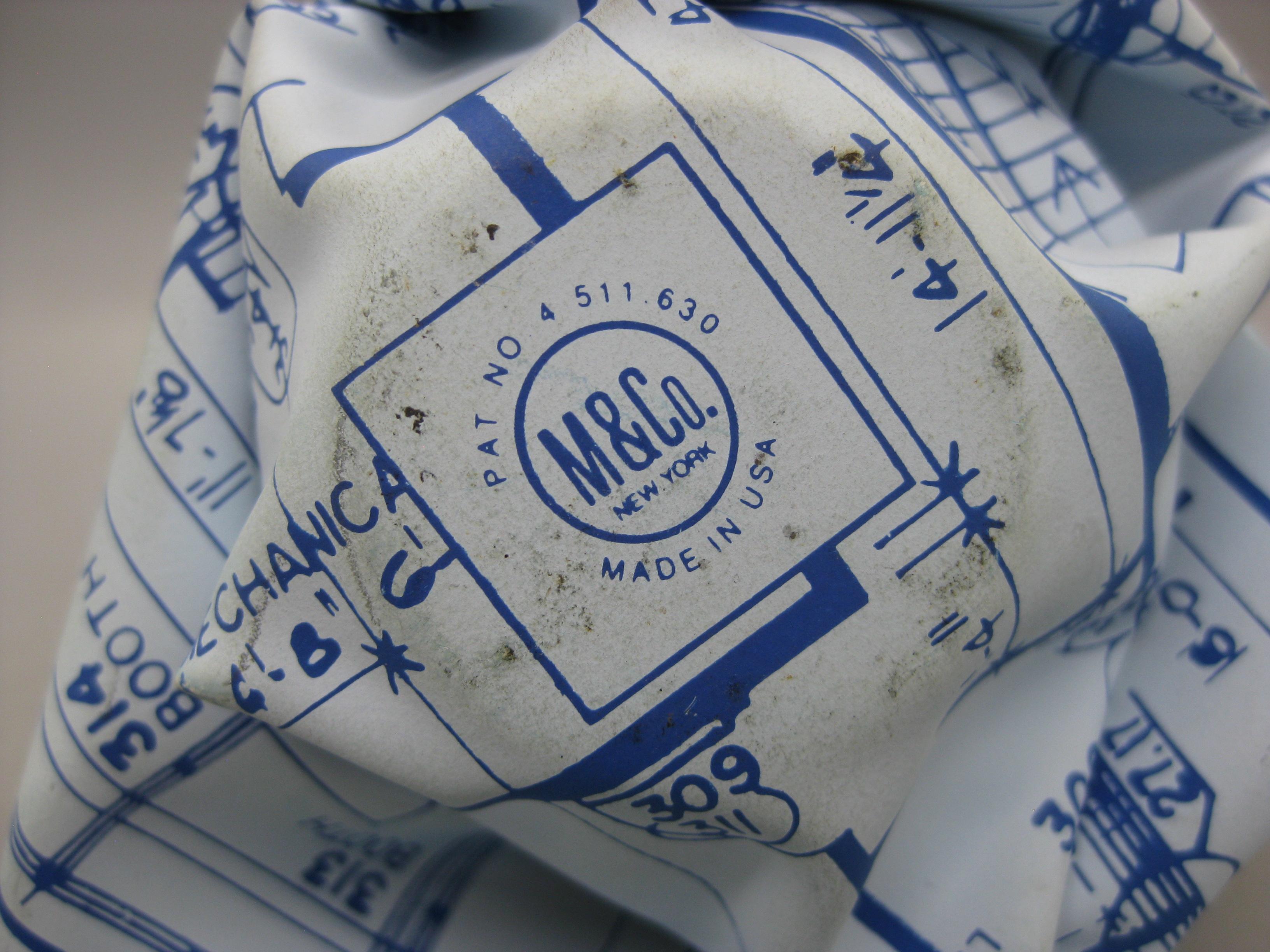 MoMA 1986 Blueprint Paperweight 