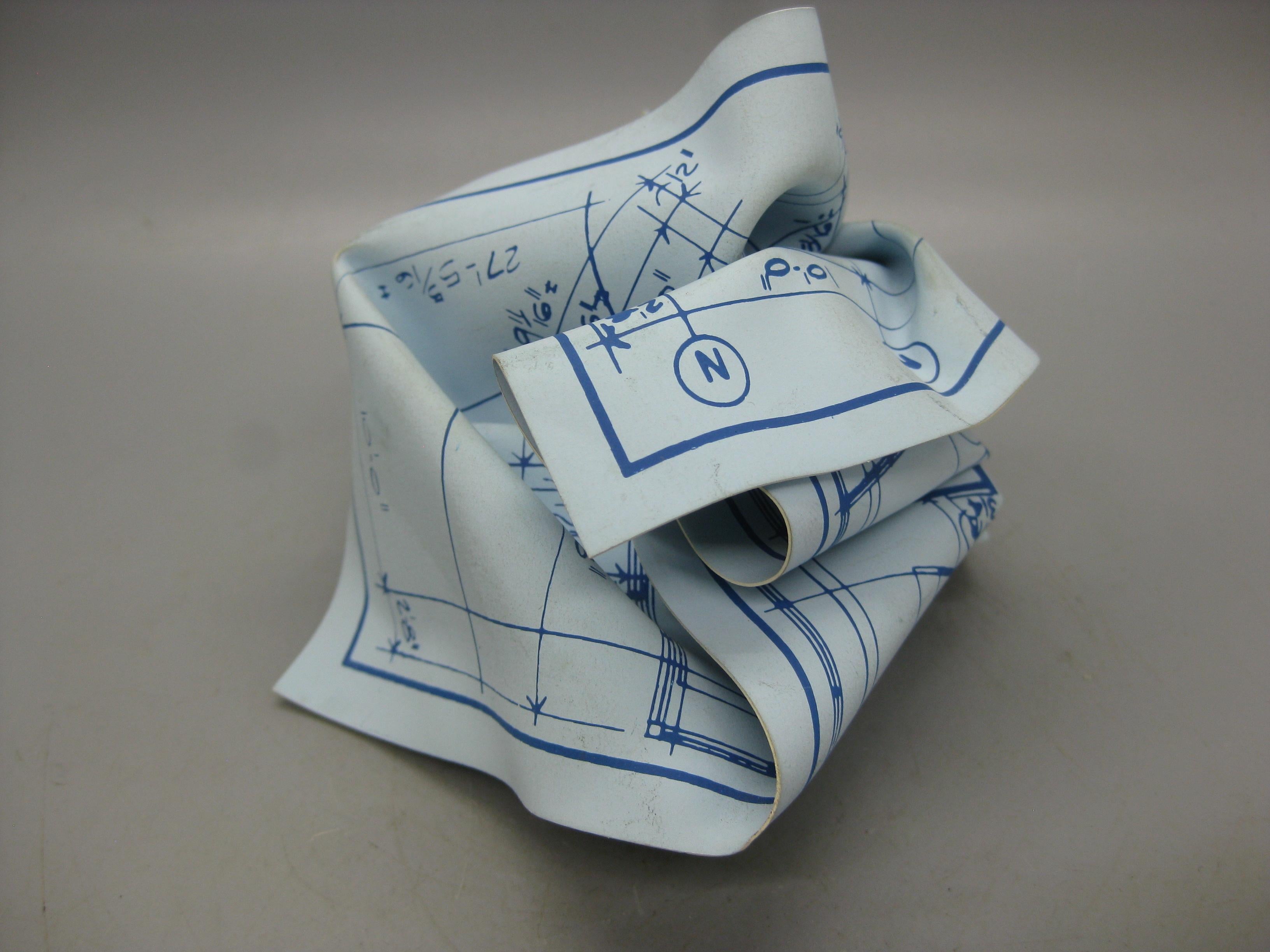 MoMA 1986 Blueprint Paperweight 