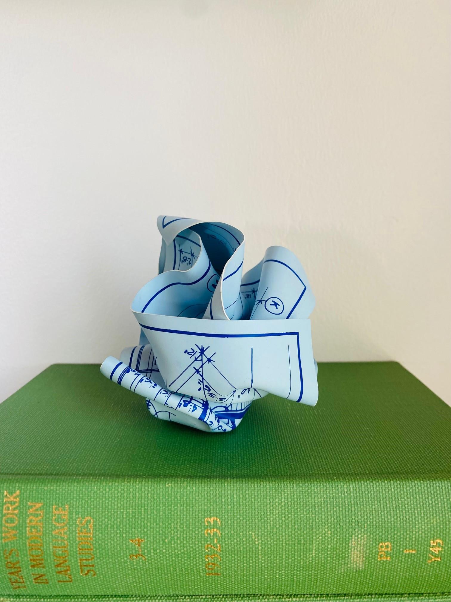 American MoMA 1986 Blueprint Paperweight 