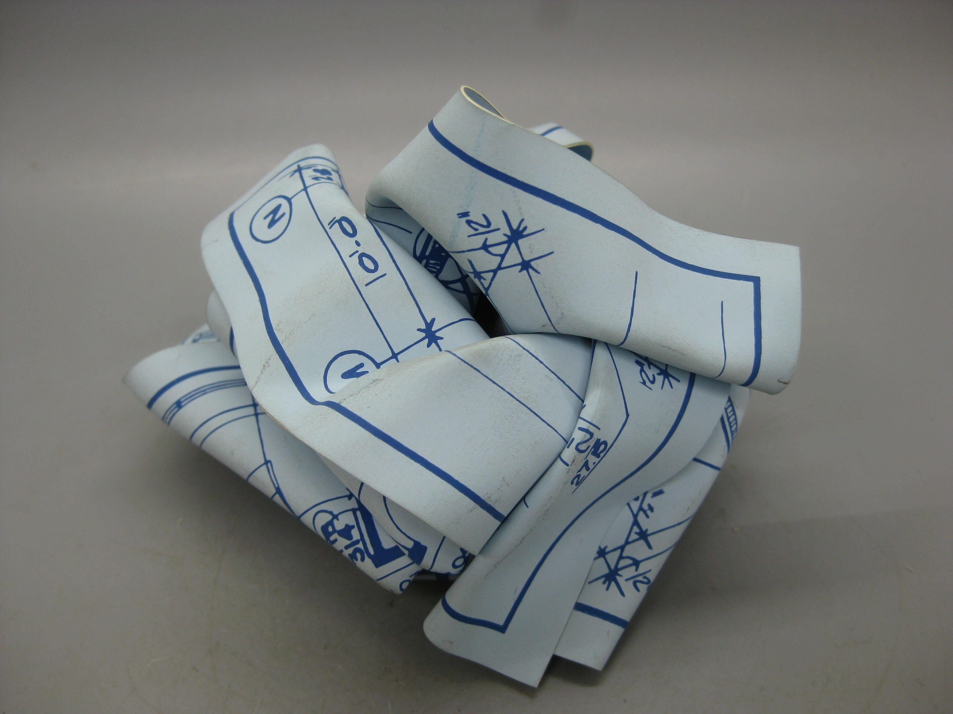 Bronze MoMA 1986 Blueprint Paperweight 