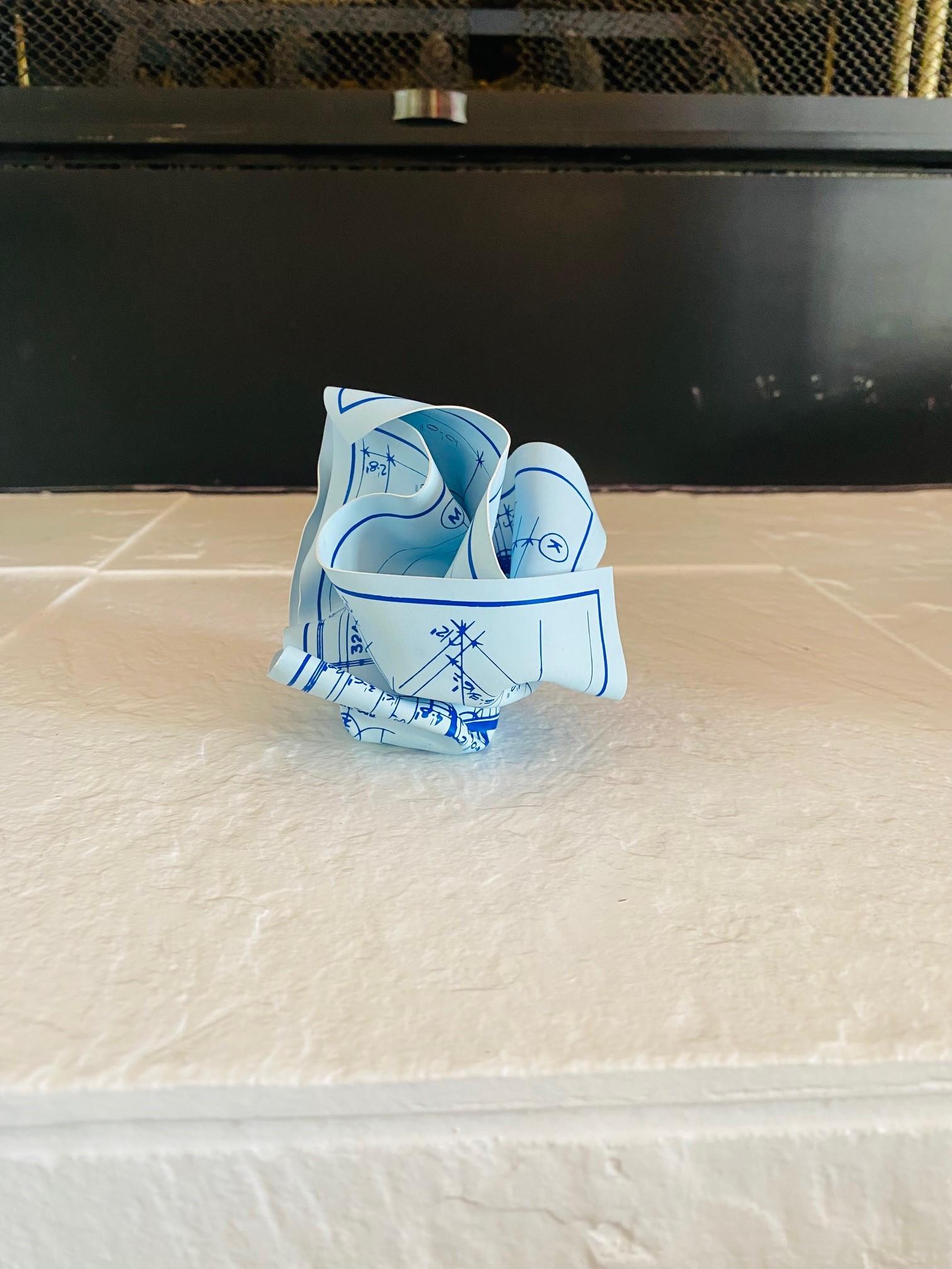 MoMA 1986 Blueprint Paperweight 